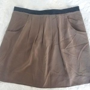 BCBG Silk mini skirt